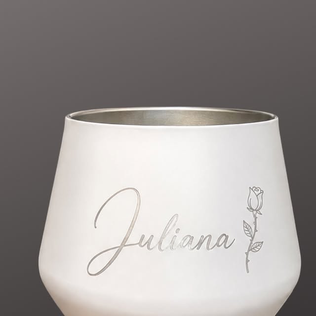Taça térmica gravada a laser